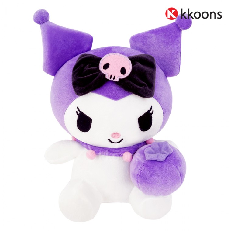 Búp bê Sanrio làm mới búp bê phiên bản trái cây Kuromi 25 cm