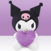 Đồ chơi nhồi bông hình trái tim Sanrio Kuromi (Lớn)