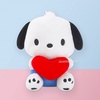 Đồ chơi nhồi bông hình trái tim Sanrio Pochaco