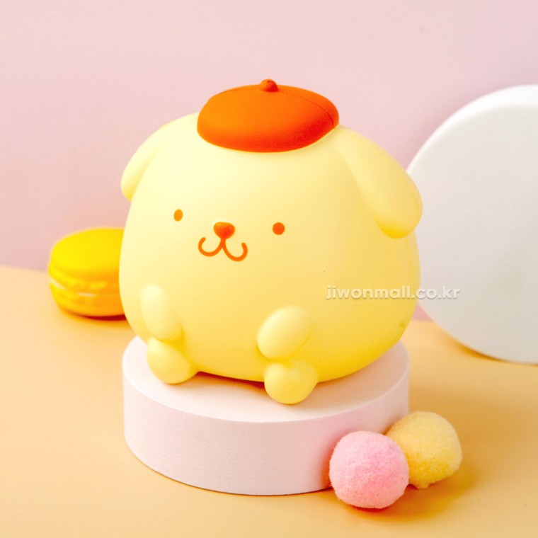 Hình Squishy Sanrio Pom Pom Purin (Hình trụ)