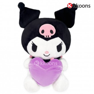 Trang phục trái tim búp bê Sanrio Kuromi 25cm