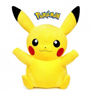 Búp bê Pokemon nhồi bông Pikachu cỡ lớn 110cm