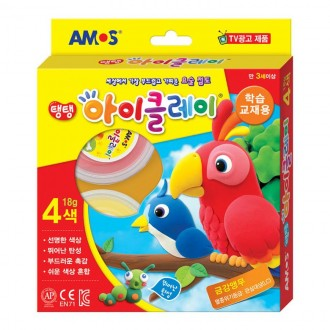 Clay Amos 7000 Clay iClay 18g Bộ đất sét 4 màu