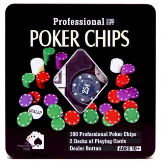 Dream Poker Set (2 bộ bài) (gồm 100 chip poker)