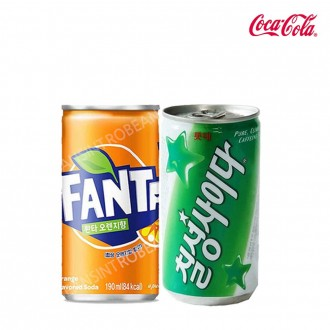 Rượu táo Chilsung và cam Fanta 190ml