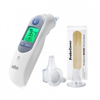 Braun nhiệt kế lọc nắp lọc ống kính Thermoscan tương thích nắp nạp lại 1 hộp 20 miếng