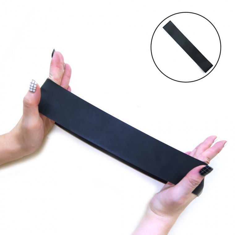 Dây Kéo Dài Đen 1.1 Mm Cao Su Phương Pháp Tập Thể Dục Pilates Ban Nhạc Tập Thể Dục Tại Nhà Squat Ban Nhạc