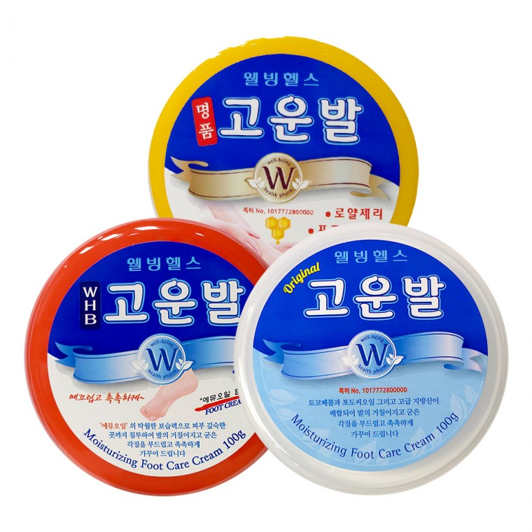 Wellbeing Health Fine Foot Foot Cream Kem dưỡng ẩm gót chân Tẩy da chết