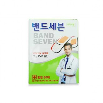 Daeil Pharmaceutical Band Seven Hỗn hợp 80 tờ Băng gạc dùng một lần