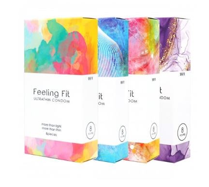 Hàn Quốc Latex Peeling Fit 8 miếng, 4 loại bộ, tổng cộng 32 món