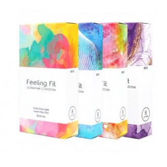 Hàn Quốc Latex Peeling Fit 8 miếng, 4 loại bộ, tổng cộng 32 món