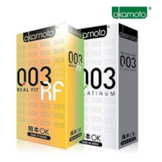 Okamoto 003 Real Fit Platinum Set 20p, 10 cái, 2 hộp