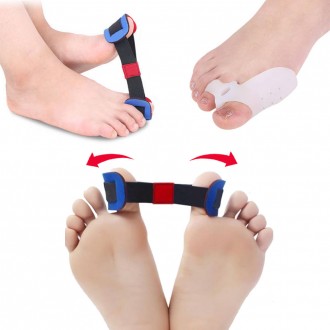 Bộ 3 món Valgus hallux Dây tập thể dục hallux hallux chỉnh ngón chân Bộ 3 món dụng cụ tập ngón chân cái