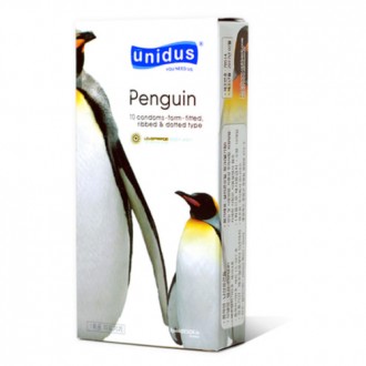 Unidus Ultra Peeling Penguin 10 chiếc Nhẫn nhô ra hương dâu tây Thiết bị tránh thai Cung cấp thiết bị tránh thai