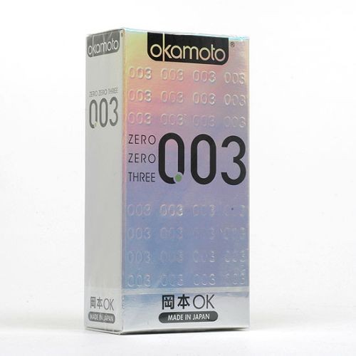 Okamoto Original 003 Siêu mỏng 10 gói Đồ dùng tránh thai an toàn