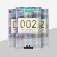 Okamoto 002 Hydro Polyurethane 18p, 6 miếng, 3 hộp