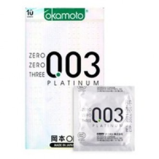 Okamoto 003 Platinum Siêu mỏng 10 miếng