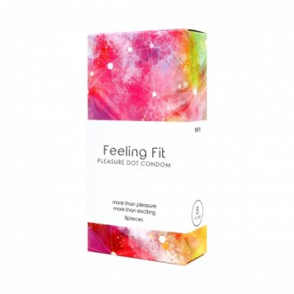 Cao Su Hàn Quốc Peeling Fit Pleasure Dots 8 Miếng 1 Hộp