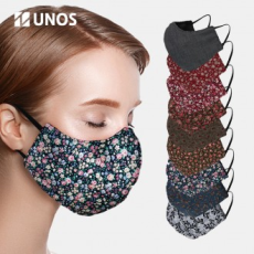 Khẩu trang kháng khuẩn chải 3D UNOS (loại thông dụng) Chất liệu cotton nội địa chống lạnh