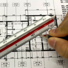 Thước đo tích lũy độ phóng đại thấp 30cm