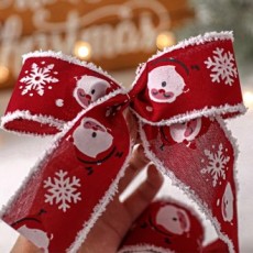 Dây ruy băng ông già Noel đỏ cỡ lớn 2m