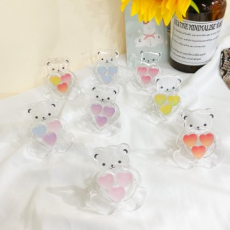 [Hunicase] Heart Jelly Bear Trong Suốt Smart Talk Finger Talk 8 loại