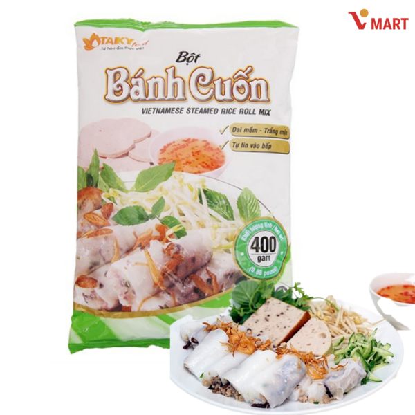 BOT BANH CUON 400g Việt Nam BOT BÁNH CUỘN GẠO HẤP