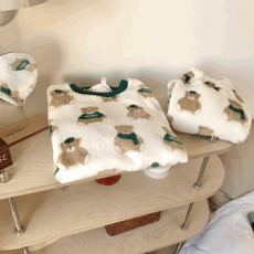 (BK Co., Ltd.) Bộ Pyjama Microfiber Tròn Gấu Xanh