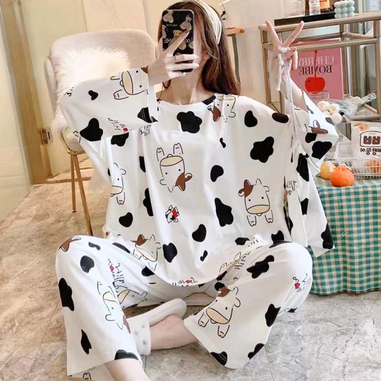 Bộ pyjama hộp sữa