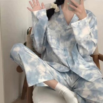 bộ pyjama nhuộm cà vạt