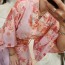 Áo choàng kimono dự tiệc Homewear Yukata Áo choàng đêm Cosplay