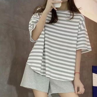 Bộ Quần Áo Thun Staycation Hàng Ngày Homewear Nữ Bộ Đồ Ngủ Bé Gái Trong Nhà Ngoài Trời Quần Short Tay Ngắn Áo Đáng Yêu Áo Và Đáy