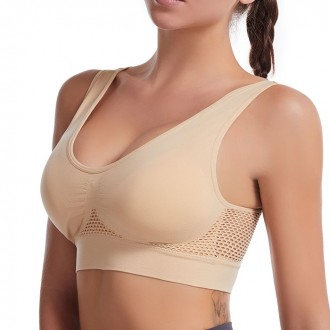 S-6XL [Quà tặng thêm miếng đệm ngực] Áo ngực thể thao cỡ lớn hỗ trợ cao bralette không dây áo ngực liền mạch tập luyện tại nhà