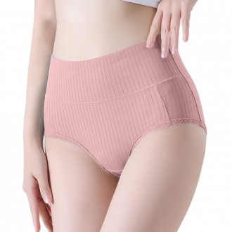 Quần lót nữ Modal Cotton Hemline Quần lót chỉnh sửa eo cao