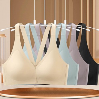 Áo ngực không dây móc phía trước miếng lót cao su bralette khối lượng liền mạch