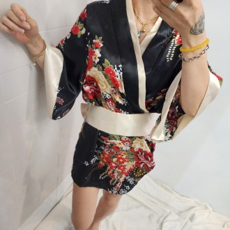 Áo choàng ngủ mặc đồ lót kimono mặc nhà Yukata