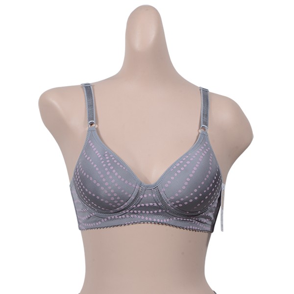 [Diola][BR6857/B cup] Rayon chấm bi 3/4 cup khuôn B cup bra