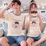 In Hình Dễ Thương Cặp Đôi Đồ Ngủ Homewear Bộ Size Lớn Tay Ngắn Cặp Đôi Bộ Đồ Ngủ Pyjama Đảng Làm Mát Bộ Đồ Ngủ Ngủ