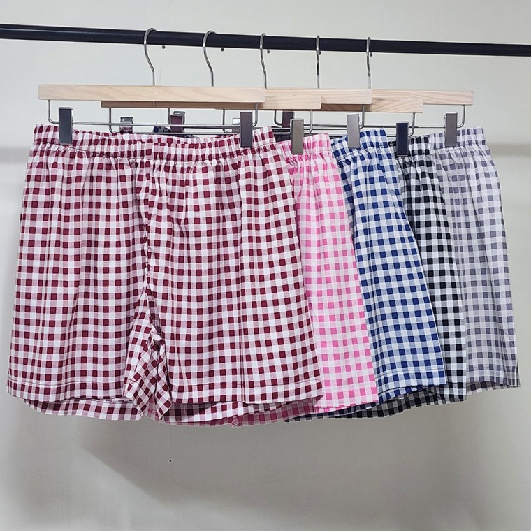 Quần short pyjama 3 thân mùa hè dành cho nữ trong nước