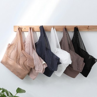 Áo bralette ren rộng không dây và chỉnh sửa mỡ lưng dành cho nữ cỡ lớn D cup E cup