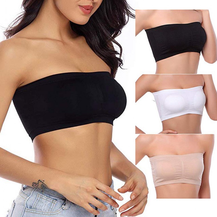 Áo ngực lệch vai bên trong ống áo ngực quây hàng đầu bralette áo ngực thể thao liền mạch áo ngực quây không dây