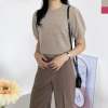 CAT 1031 Áo len cashmere ngắn tay hàng ngày dành cho nữ