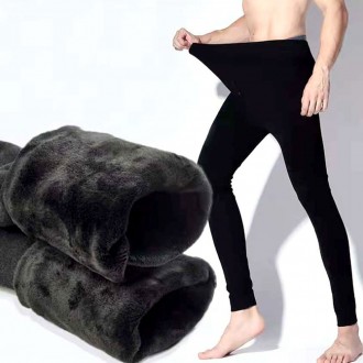 Quần legging lông cừu chải mùa đông cho nam, cách nhiệt, thời tiết lạnh, quần thun, đồ lót, thể thao mùa đông, câu cá, đi bộ đường dài, cắm trại, chuẩn bị cho thời tiết lạnh