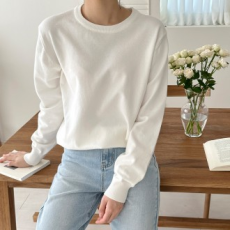 Áo thun dệt kim tròn cashmere dành cho nữ của Daven SD-231011W