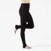 Quần legging thun lưng cao dáng thon gọn thời tiết lạnh quần legging 9/4 màu đen