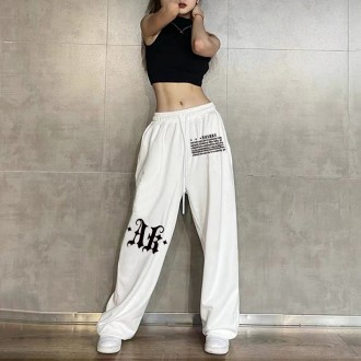 Romi Holly Hip Hop Đường Phố Thể Thao Rộng Phù Hợp Với Overfit Vũ Công Nhóm Nhảy Quần Tập S607