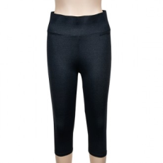 [Dongsan][Quần legging thoải mái-3/4] Quần legging 3/4 bằng vải thun Spandex hút ẩm, nhanh khô