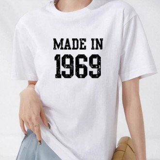 Made in 040 30 count cỡ lớn unisex tay ngắn trơn