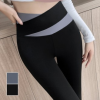 Quần legging phối dây chéo phối màu xinh xắn 9/4 dành cho nữ