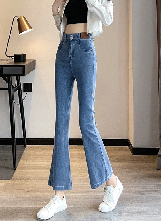 G126131 (dây lưng) quần jean denim bootcut băng